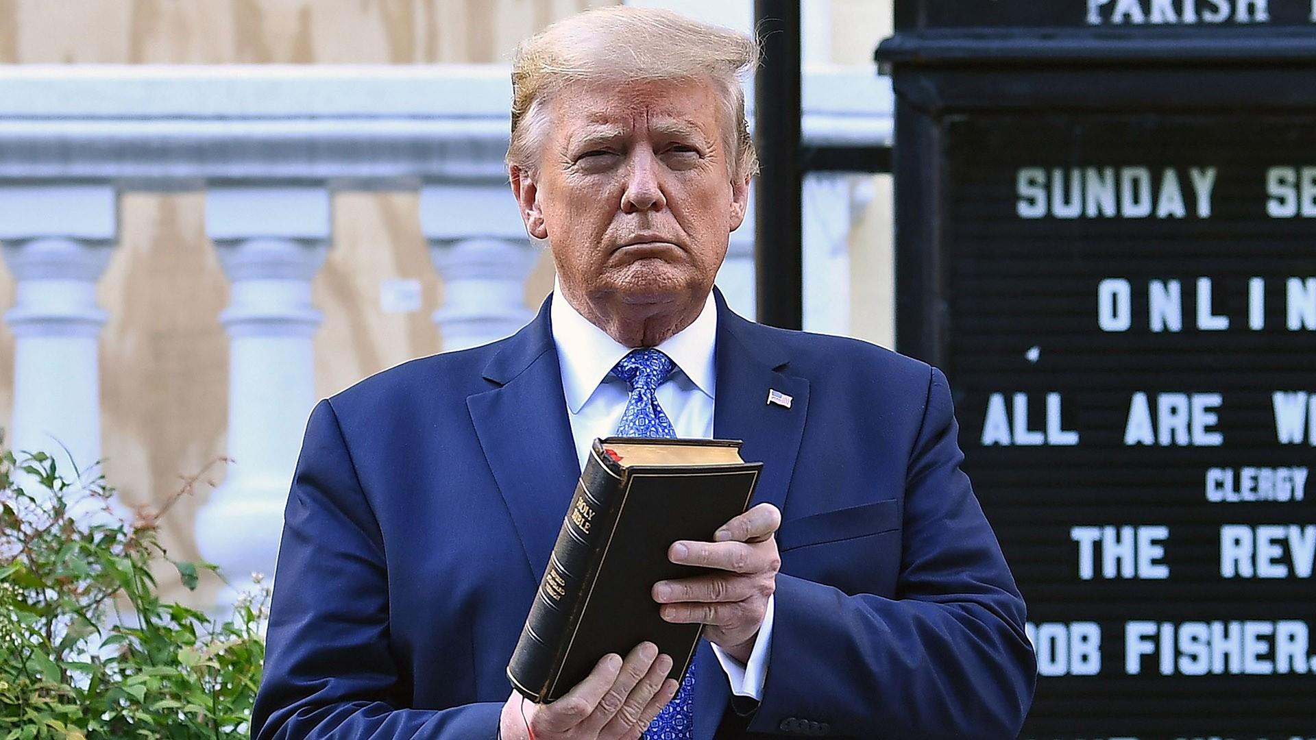 The Bible is not a prop': Religious leaders, lawmakers outraged over Trump  church visit