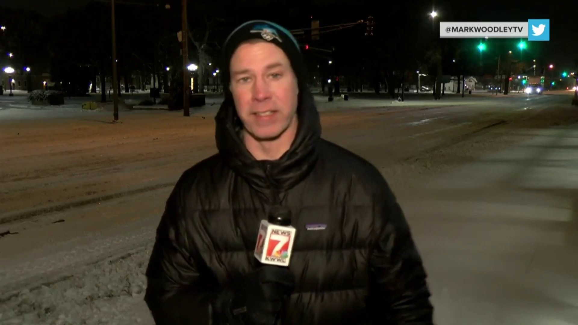 Iowa Sports Reporter Mark Woodley's Weather Coverage Goes Viral