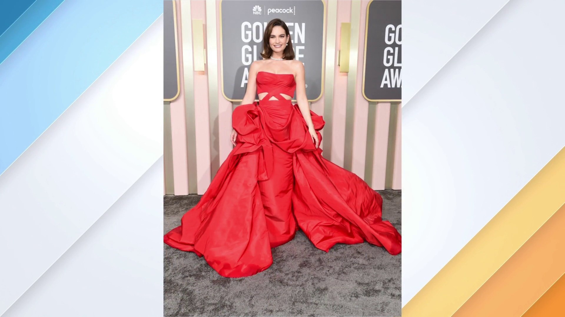 Frills and Thrills: Red Carpet Fashion - Bright Evening Gowns