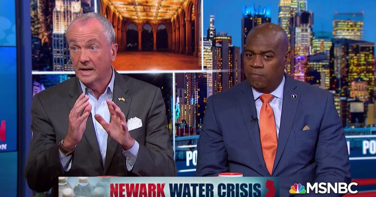 NJ, Newark Mayor address the water Crisis - MSNBC