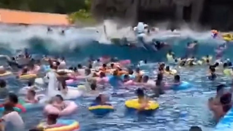 Watch Wave Pool In China Malfunctions Triggering Tsunami Size