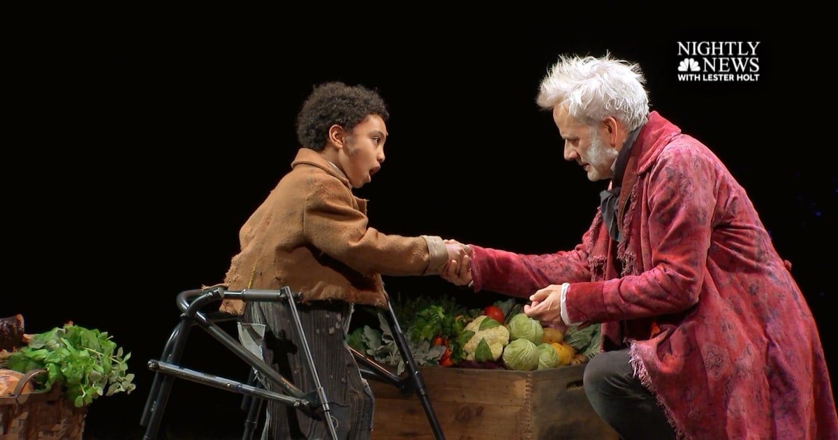 Young actors with cerebral palsy play Tiny Tim in Broadway’s A Christmas Carol (Part 2)
