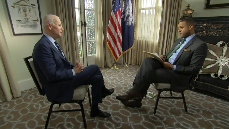 Watch Joe Biden's full interview with Craig Melvin
