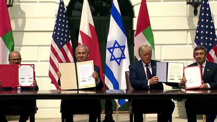 Israel, Arab states sign Trump-brokered deals in White House ceremony